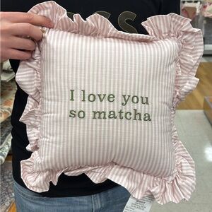 Pink Striped Decorative Pillow with Ruffles

Viral TikTok/TJMaxx pillow